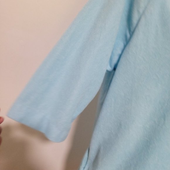 Vintage Lisanne Lace Peter Pan Collar Snap Button Front House Coat - Picture 7 of 8